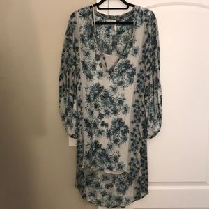 Blue floral Free People dress
